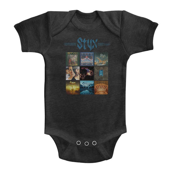 Styx Album Grid Infant Baby One-Pieces
