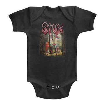 STYX THE GRAND ILLUSION INFANT HEATHER 6M T-Shirt in Vintage Smoke