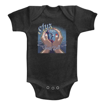 STYX BRIGHT BALL INFANT HEATHER 6M T-Shirt in Vintage Smoke