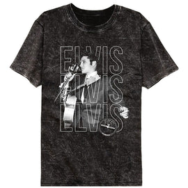 ELVIS - SUN RECORDS SUN RECORDS ELVIS SUN RECORDS ELVIS REPEAT T-Shirt in Black