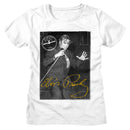 ELVIS - SUN RECORDS ELVIS SUN RECORDS ELVIS GOLD SIGNATURE T-Shirt in White