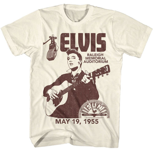 ELVIS - SUN RECORDS ELVIS SUN RECORDS ELVIS SUN RECORDS RALEIGH T-Shirt in Natural