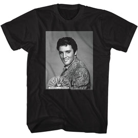 ELVIS - SUN RECORDS SUN RECORDS ELVIS ELVIS PORTRAIT S T-Shirt in Black