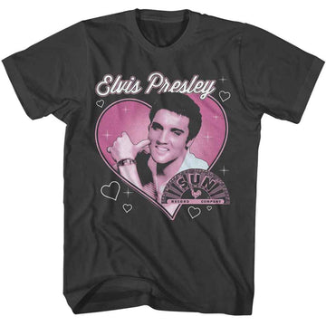 ELVIS - SUN RECORDS ELVIS SUN RECORDS ELVIS SUN RECORDS ELVIS T-Shirt in Smoke