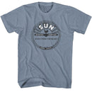 SUN RECORDS FULL CIRCLE LOGO VINTAGE S T-Shirt in Indigo Heather