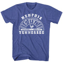 SUN RECORDS MEMPHIS S T-Shirt in Royal Heather