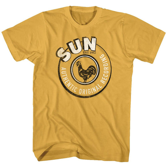 SUN RECORDS AUTHENTIC RECORDING S T-Shirt in Ginger