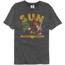 SUN RECORDS ROOSTER WITH GUITAR COMFORT COLOR S T-Shirt in Pepper