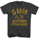 SUN RECORDS ROOSTER AND LOGO S T-Shirt in Smoke