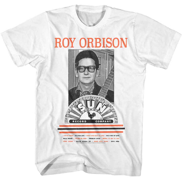 SUN RECORDS PHOTO AND SINGLES S T-Shirt in White