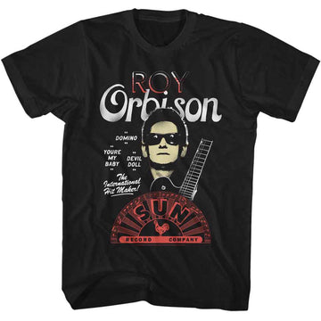 SUN RECORDS ROY ORBISON GUITAR SHADES S T-Shirt in Black