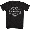 SWEENEY TODD BARBER SHOP S T-Shirt in Black