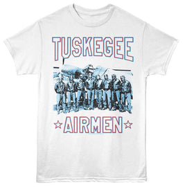 TUSKEGEE AIRMEN PHOTO S T-Shirt in White