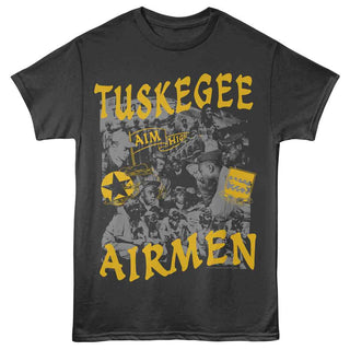 Tuskegee Airmen Tuskegee Airmen Aim High Collage Adult T-Shirts