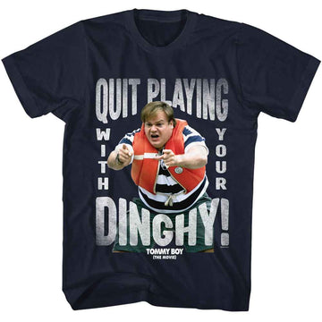 TOMMY BOY QUIT PLAYING S T-Shirt in NAVY