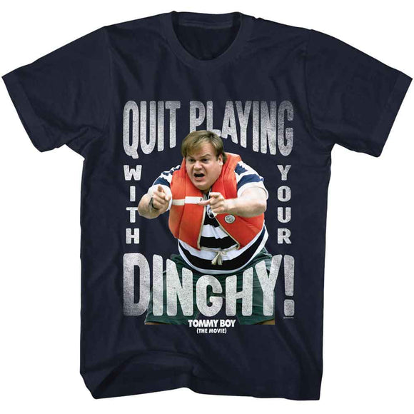 TOMMY BOY QUIT PLAYING S T-Shirt in NAVY