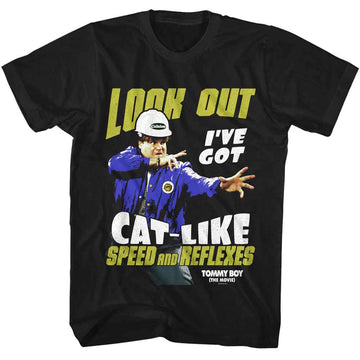 TOMMY BOY CAT LIKE S T-Shirt in Black