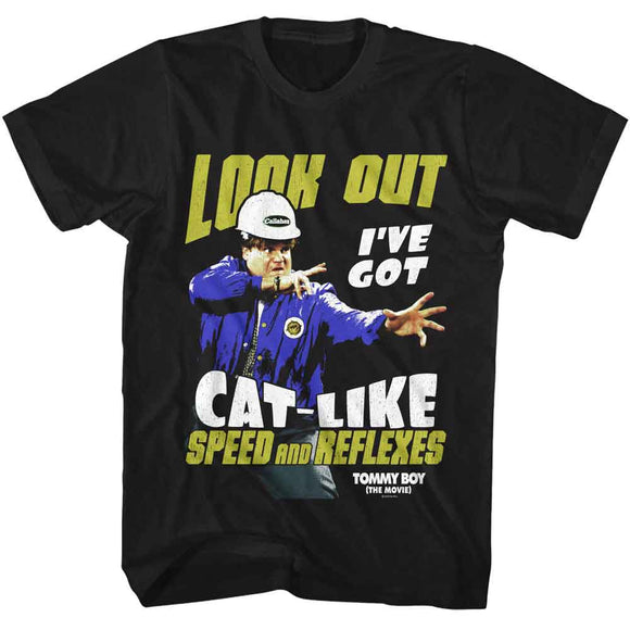 TOMMY BOY CAT LIKE S T-Shirt in Black