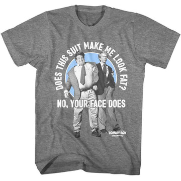 TOMMY BOY DOES THIS SUIT S T-Shirt in Graphite Heather