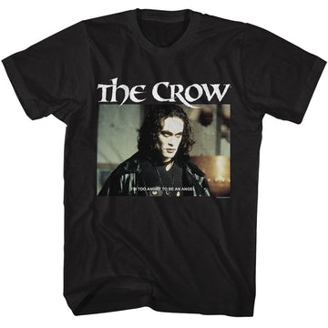 THE CROW TOO ANGRY S T-Shirt in Black