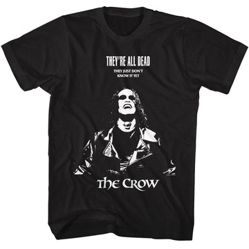 THE CROW THEYRE ALL DEAD S T-Shirt in Black