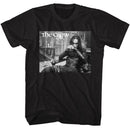 THE CROW DRAVEN IN CHAIR S T-Shirt in Black