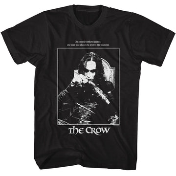 THE CROW IN A WORLD S T-Shirt in Black