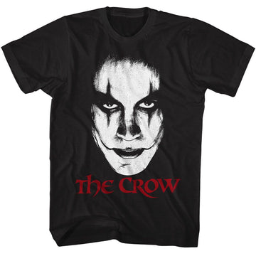 THE CROW FACE S T-Shirt in Black