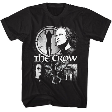 THE CROW COLLAGE S T-Shirt in Black