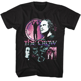 The Crow The Crow Gradient Collage Adult T-Shirts