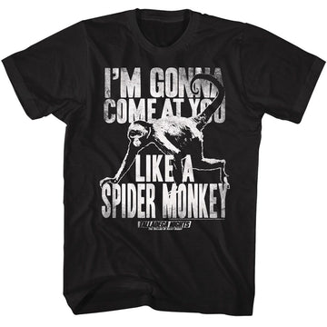 TALLADEGA NIGHTS LIKE A SPIDER MONKEY S T-Shirt in Black