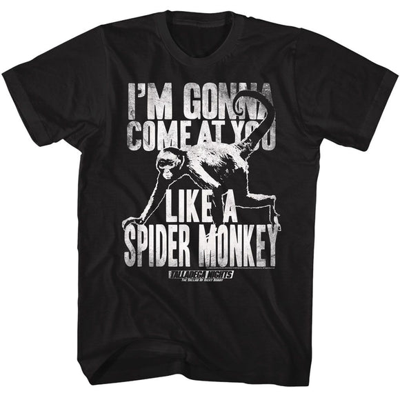 TALLADEGA NIGHTS LIKE A SPIDER MONKEY S T-Shirt in Black