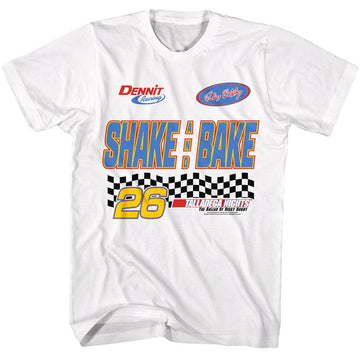 TALLADEGA NIGHTS SHAKE AND BAKE S T-Shirt in White