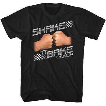 TALLADEGA NIGHTS SHAKE N BAKE S T-Shirt in Black