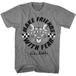 TALLADEGA NIGHTS MAKE FRIENDS S T-Shirt in Graphite Heather