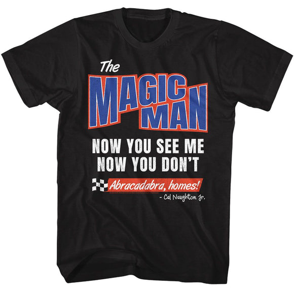 TALLADEGA NIGHTS MAGIC MAN S T-Shirt in Black