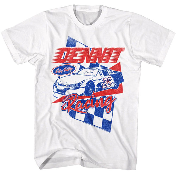 TALLADEGA NIGHTS DENNIT RACING S T-Shirt in White