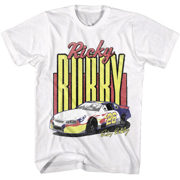 TALLADEGA NIGHTS TALL BOBBY S T-Shirt in White