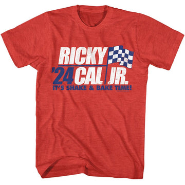 TALLADEGA NIGHTS BOBBY CAL JR 24 S T-Shirt in RED Heather
