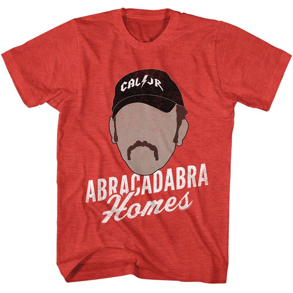 TALLADEGA NIGHTS ABRACADABRA HOMES S T-Shirt in RED Heather