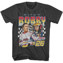 TALLADEGA NIGHTS THREE PHOTO RACING S T-Shirt in Smoke