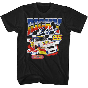 TALLADEGA NIGHTS SPONSORED 2 S T-Shirt in Black