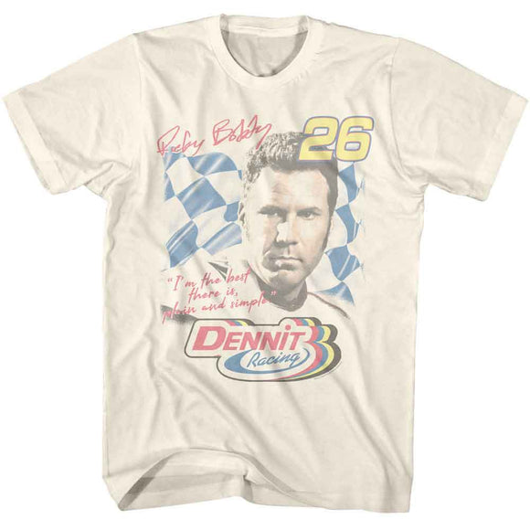TALLADEGA NIGHTS BEST THERE IS QUOTE S T-Shirt in Natural