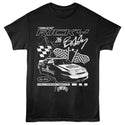 Talladega Nights Talladega Nights Lightning And Flags Adult T-Shirts