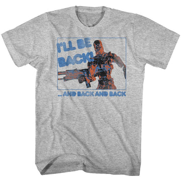 TERMINATOR BE BACK S T-Shirt in GRAY Heather