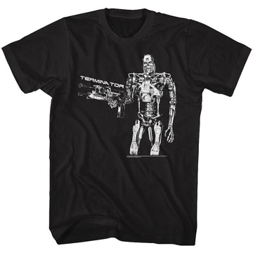 TERMINATOR BOOM S T-Shirt in Black