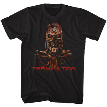TERMINATOR CODE RED S T-Shirt in Black