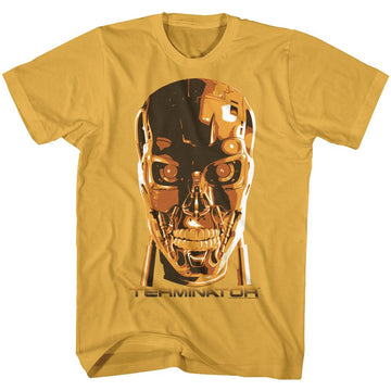 TERMINATOR CREEPY FACE S T-Shirt in Ginger