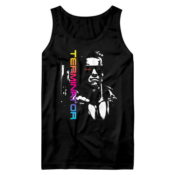 TERMINATOR NEON TANK S T-Shirt in Black
