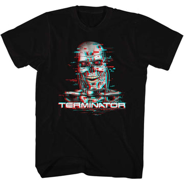 TERMINATOR GLITCH S T-Shirt in Black